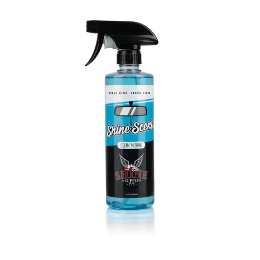 "SHINE SCENTS" CLEAN 'N SHINE - 16OZ. W/ BLACK SPRAYER