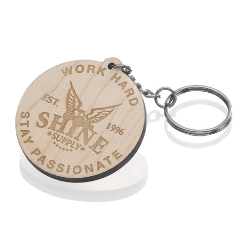 Shine Supply Work Hard Keychain